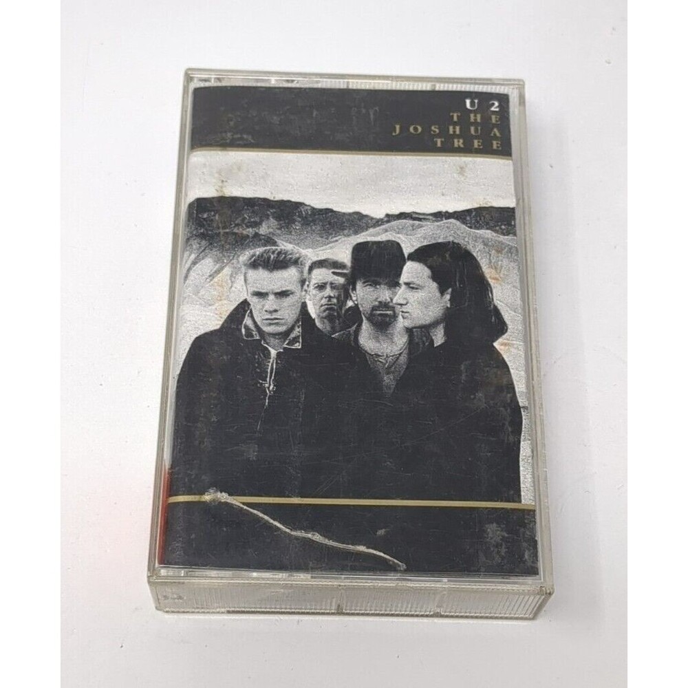 U2 The Joshua Tree Vintage Cassette Tape 1987 Island Records Alt Rock 80s Tested